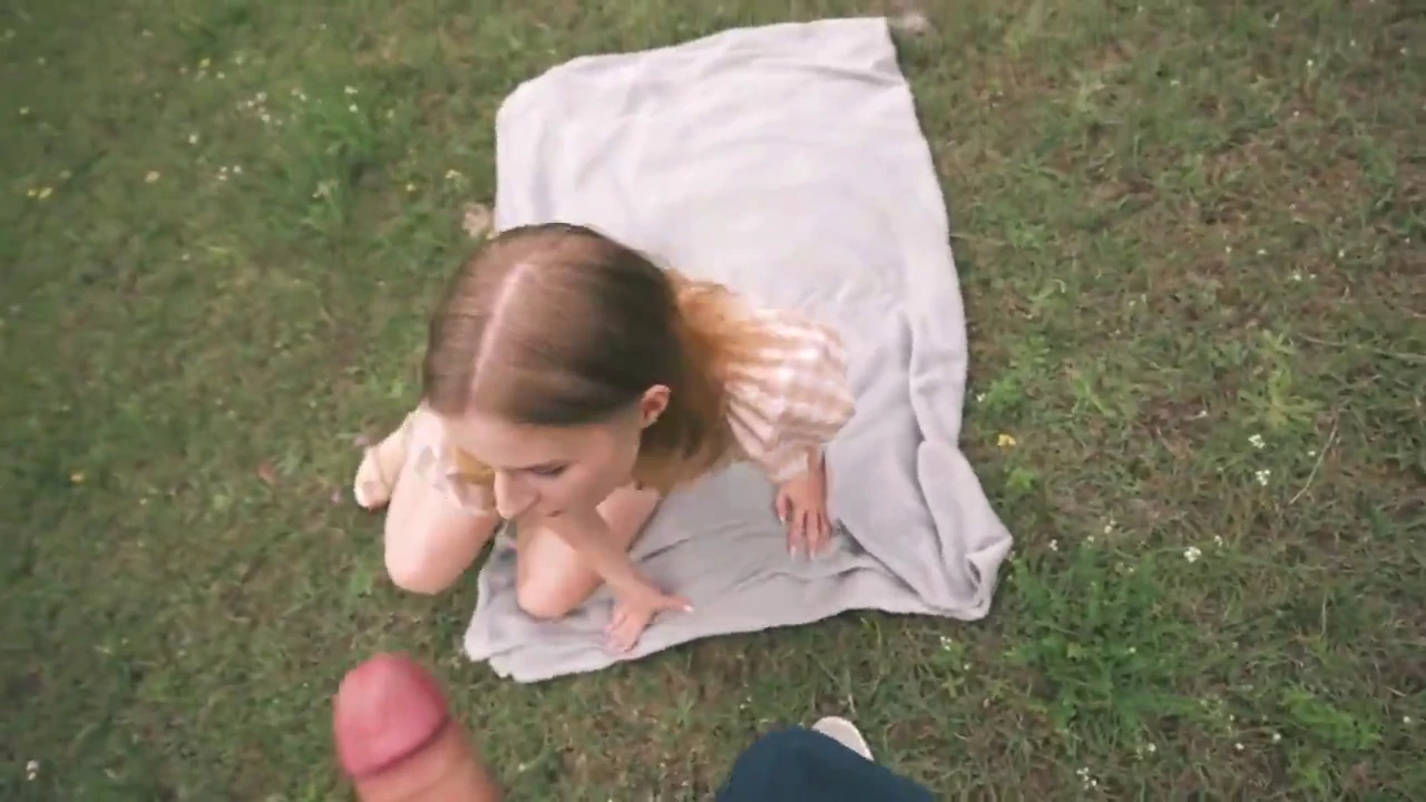 Step-sister's humiliating choice: trade panties for gas or get fucked in the woods porn video
